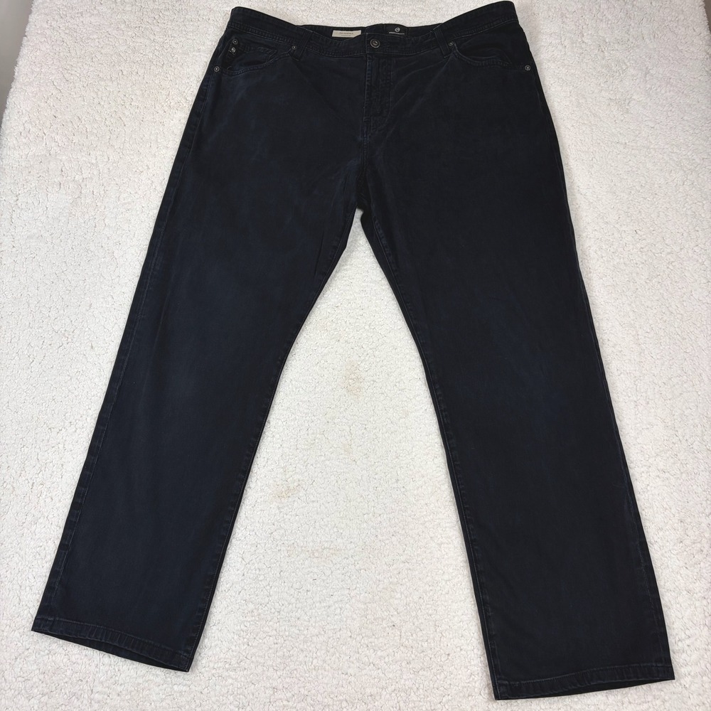 AG Adriano Goldschmied 42x32 Mens The Graduate Tailored Leg Pants Navy Blue